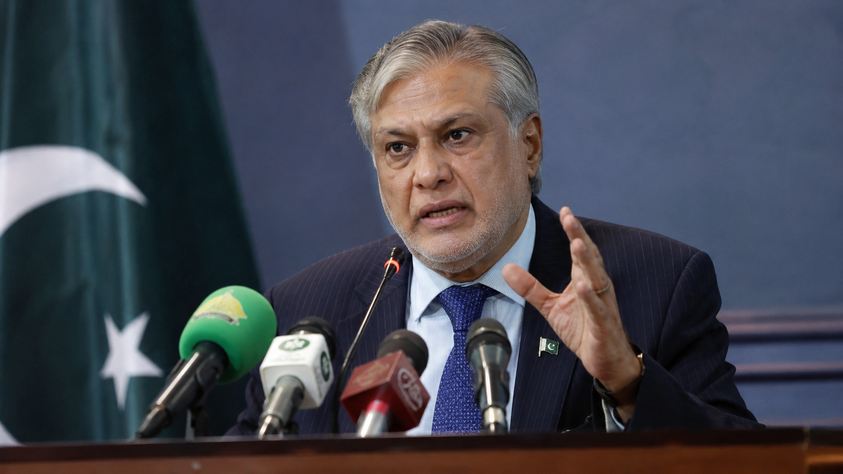 Pakistani official addresses press conference on Pakistan foreign narrative campaign against regional diplomacy