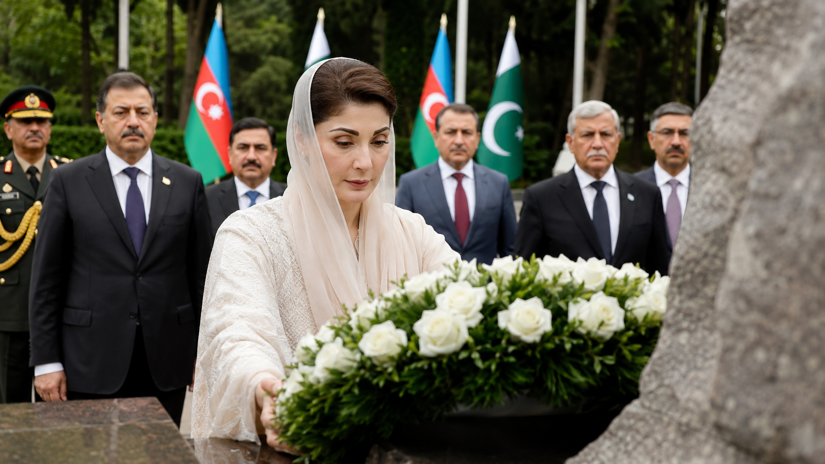 Punjab CM visits tomb of Heydar Aliyev in Baku to honor Azerbaijan’s Father of Nation