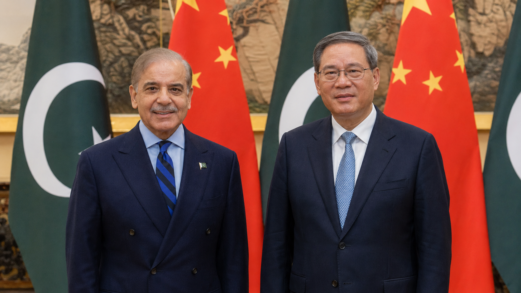 PM Shehbaz meets Chinese counterpart in Beijing for official bilateral talks on CPEC and trade