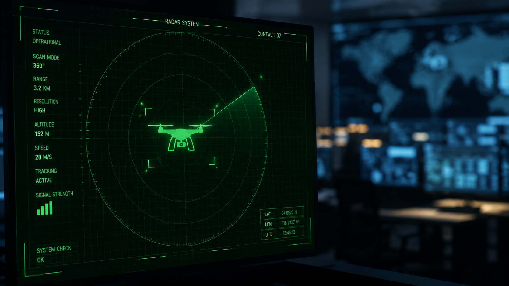 Radar detecting kamikaze drones - Indian kamikaze drones intercepted concept 2026