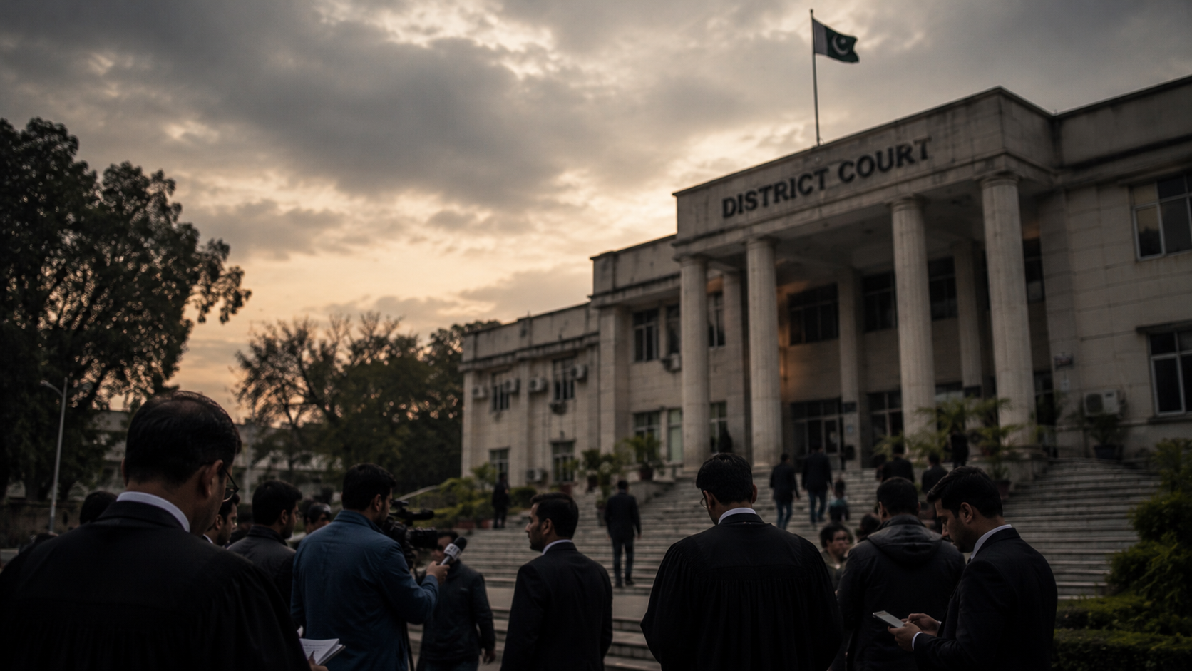 Court building exterior representing the Hania Ahmed autopsy case investigation in Pakistan