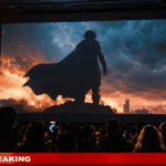 Avengers Doomsday trailer reveal on a cinema screen with dramatic lighting