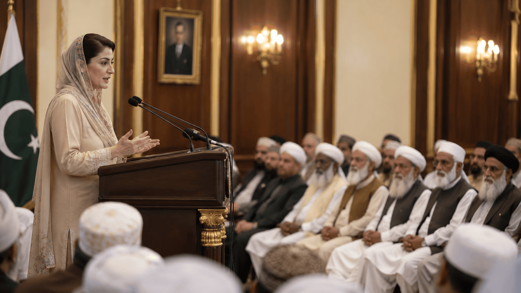 CM Maryam urges religious scholars to help reform society at Punjab meeting