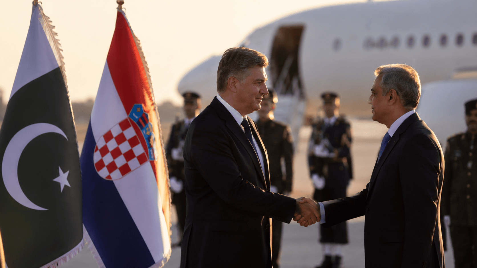 Croatian FM arrives in Pakistan for first-ever official diplomatic visit