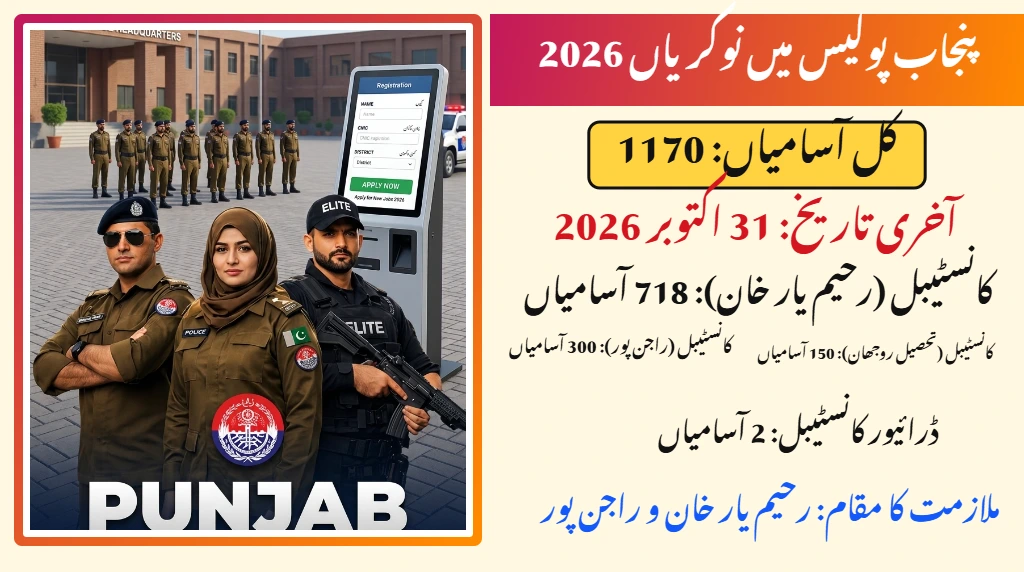 Punjab Police Jobs 2026